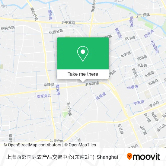 上海西郊国际农产品交易中心(东南2门) map