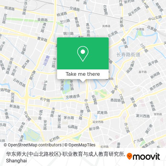华东师大(中山北路校区)-职业教育与成人教育研究所 map