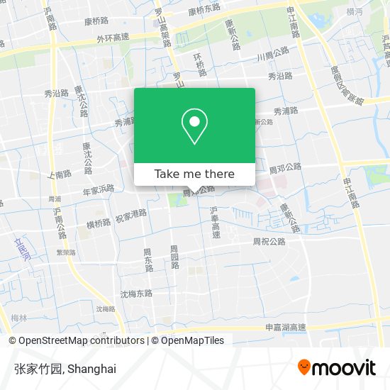 张家竹园 map