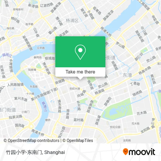 竹园小学-东南门 map