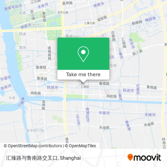 汇臻路与鲁南路交叉口 map