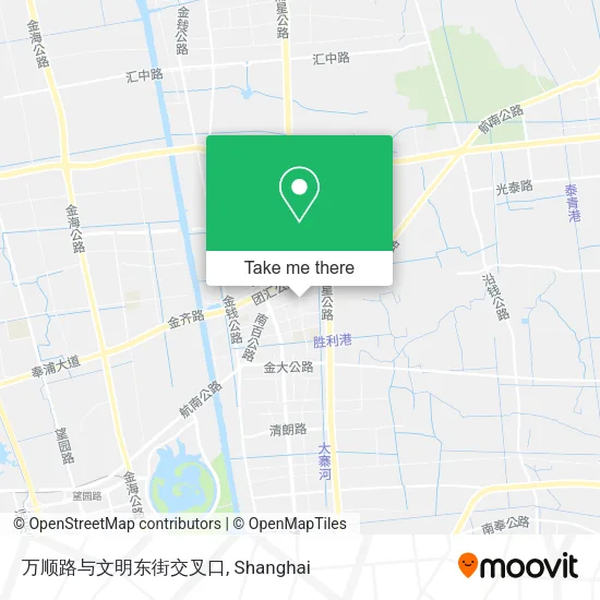 万顺路与文明东街交叉口 map