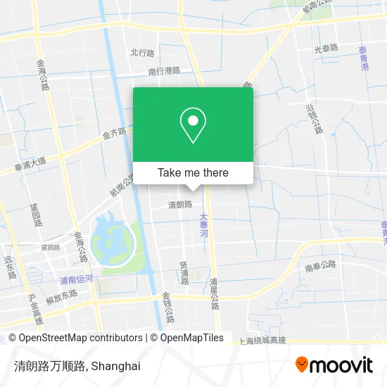 清朗路万顺路 map