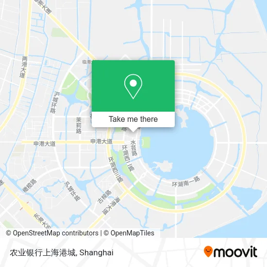 农业银行上海港城 map