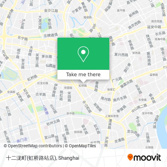 十二泷町(虹桥路站店) map