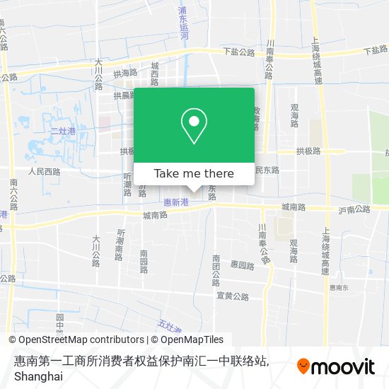 惠南第一工商所消费者权益保护南汇一中联络站 map