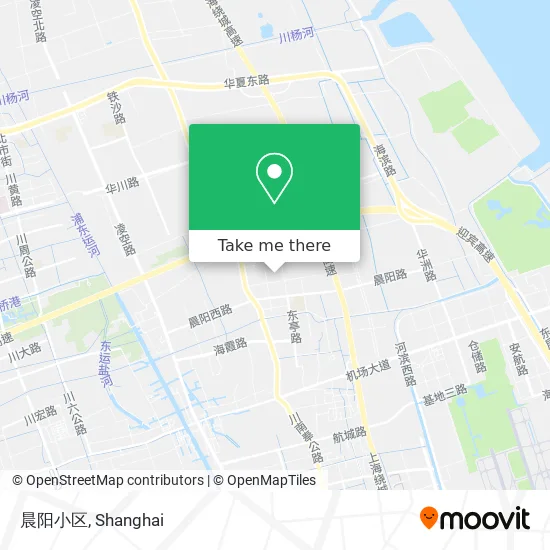 晨阳小区 map