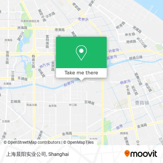 上海晨阳实业公司 map