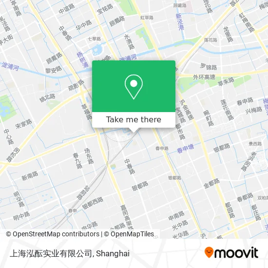 上海泓酝实业有限公司 map