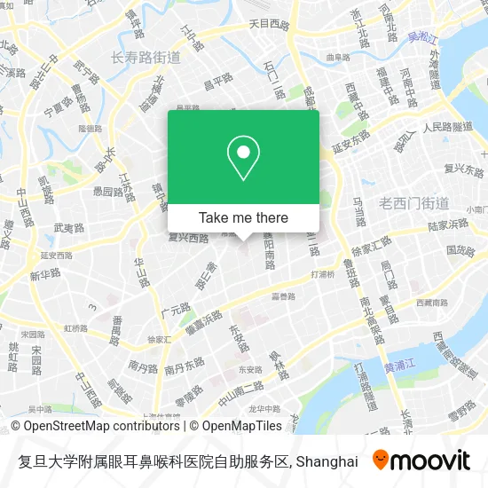 复旦大学附属眼耳鼻喉科医院自助服务区 map