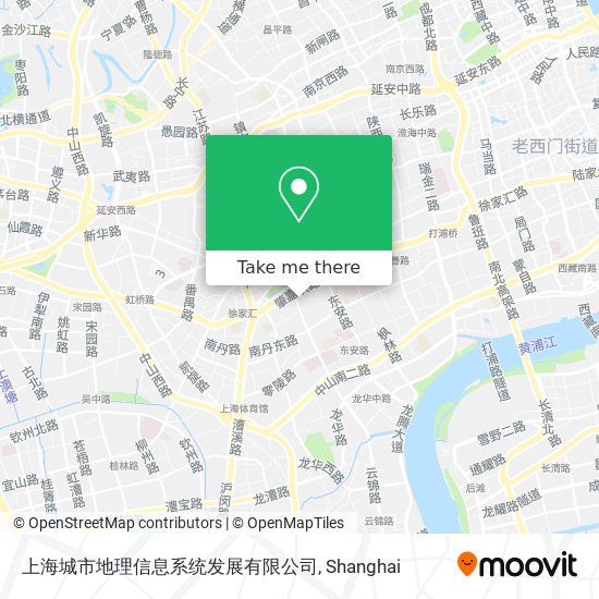 上海城市地理信息系统发展有限公司 map