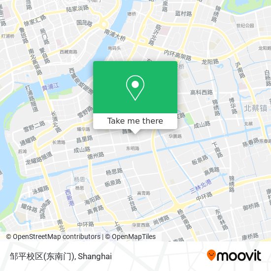 邹平校区(东南门) map