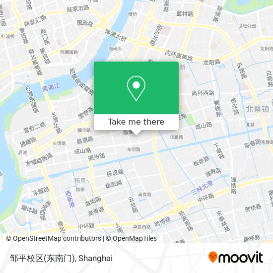 邹平校区(东南门) map