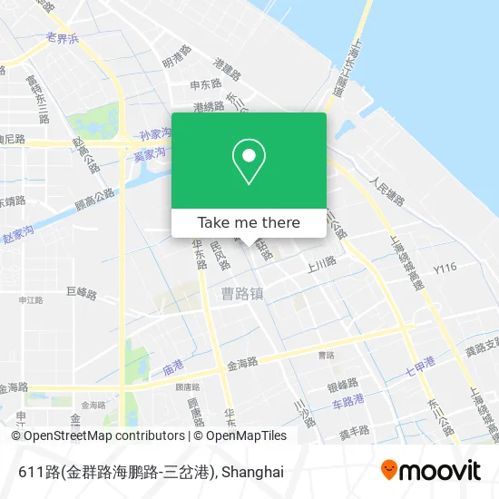 611路(金群路海鹏路-三岔港) map