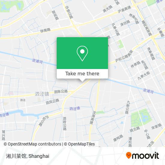 湘川菜馆 map