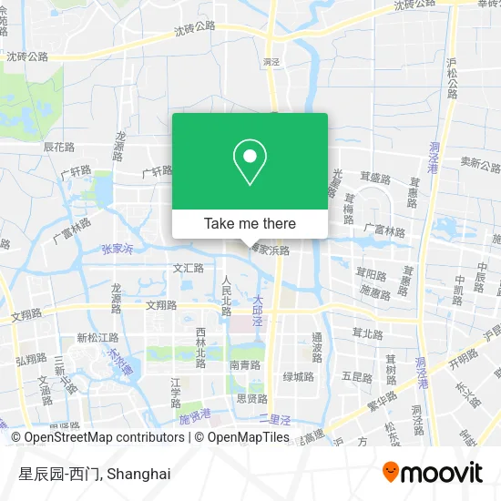 星辰园-西门 map