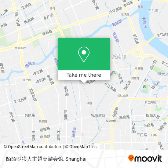 陌陌哒狼人主题桌游会馆 map