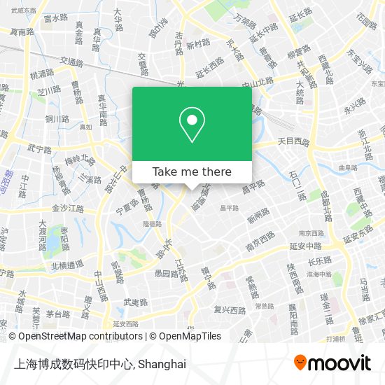 上海博成数码快印中心 map