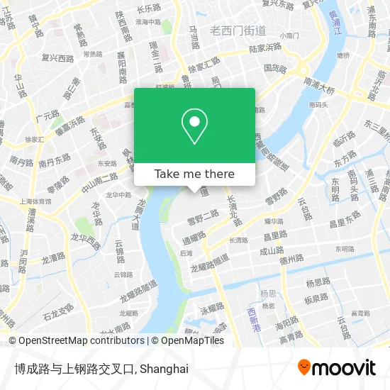 博成路与上钢路交叉口 map