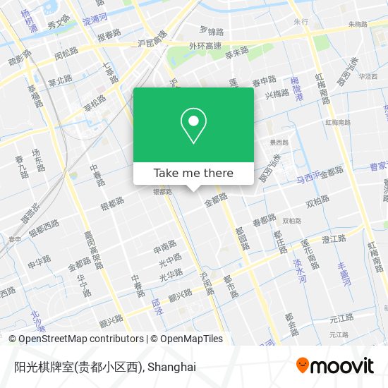 阳光棋牌室(贵都小区西) map
