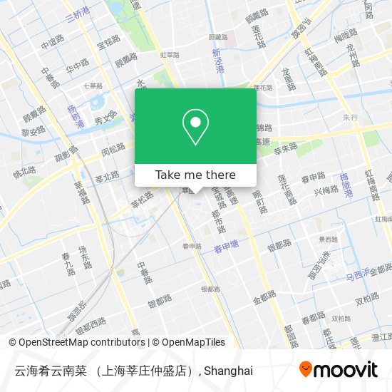 云海肴云南菜 （上海莘庄仲盛店） map