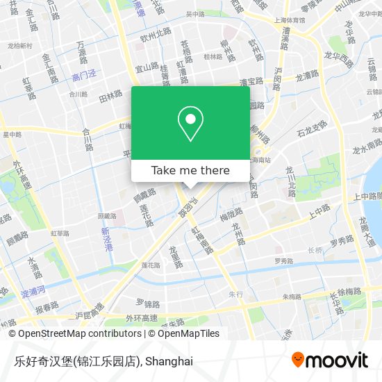 乐好奇汉堡(锦江乐园店) map