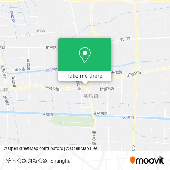 沪南公路康新公路 map