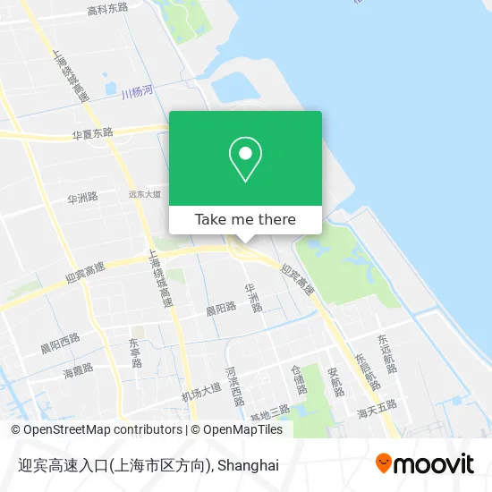 迎宾高速入口(上海市区方向) map