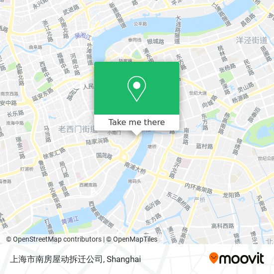上海市南房屋动拆迁公司 map