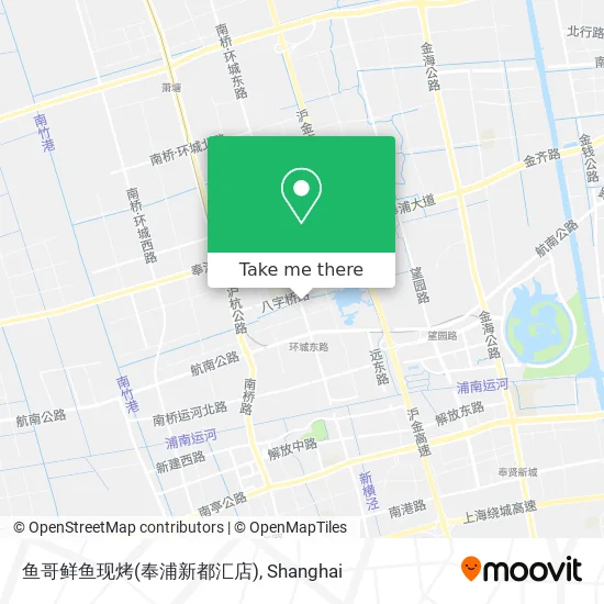 鱼哥鲜鱼现烤(奉浦新都汇店) map