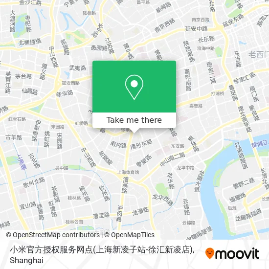 小米官方授权服务网点(上海新凌子站-徐汇新凌店) map