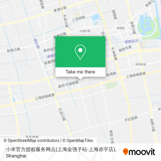 小米官方授权服务网点(上海金强子站-上海赤宇店) map