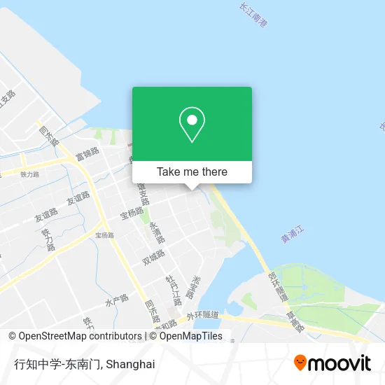 行知中学-东南门 map