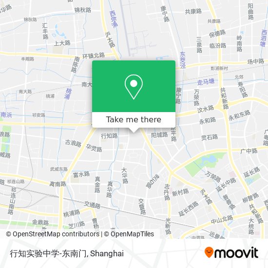 行知实验中学-东南门 map
