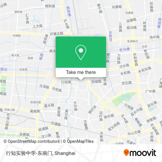 行知实验中学-东南门 map