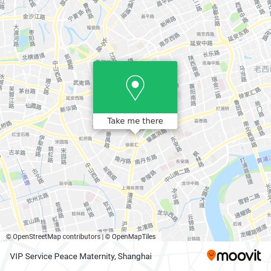 VIP Service Peace Maternity map