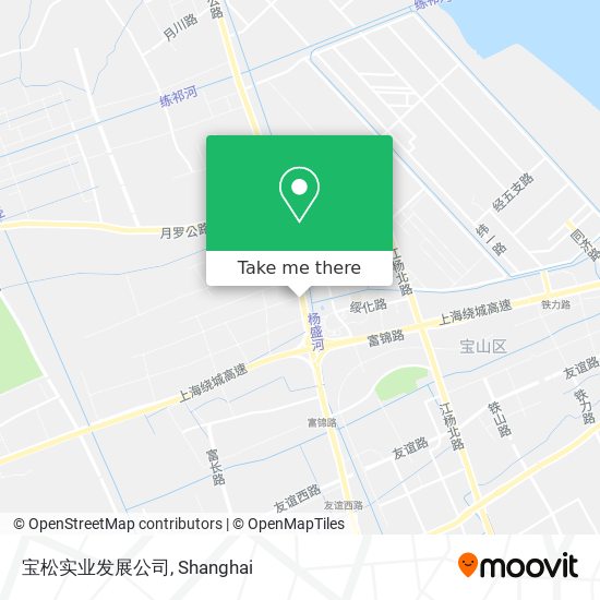 宝松实业发展公司 map