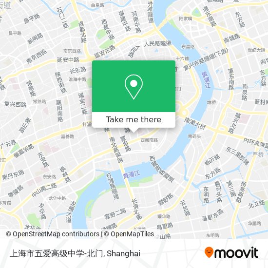 上海市五爱高级中学-北门 map