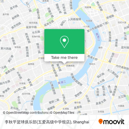 李秋平篮球俱乐部(五爱高级中学馆店) map