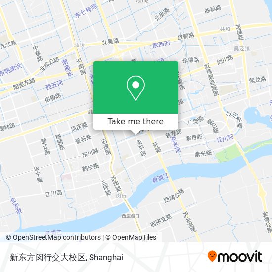 新东方闵行交大校区 map