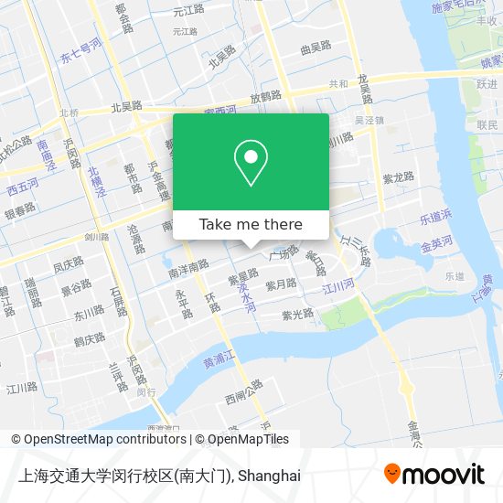 上海交通大学闵行校区(南大门) map