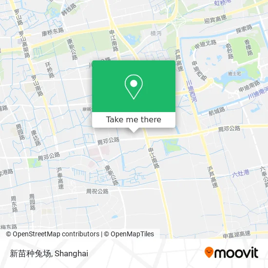新苗种兔场 map