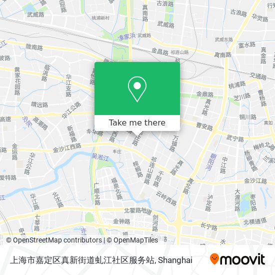 上海市嘉定区真新街道虬江社区服务站 map
