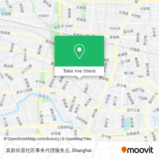 真新街道社区事务代理服务点 map