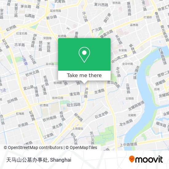 天马山公墓办事处 map