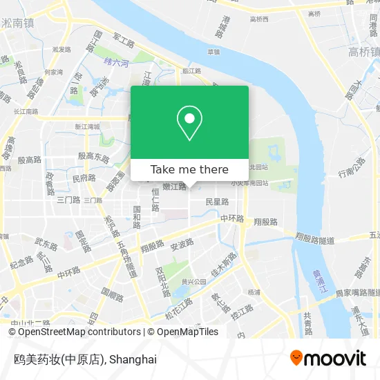 鸥美药妆(中原店) map