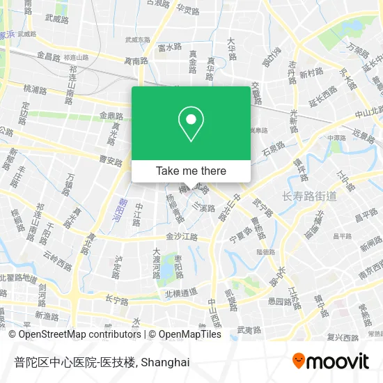 普陀区中心医院-医技楼 map