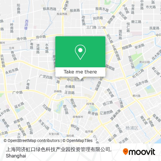 上海同济虹口绿色科技产业园投资管理有限公司 map