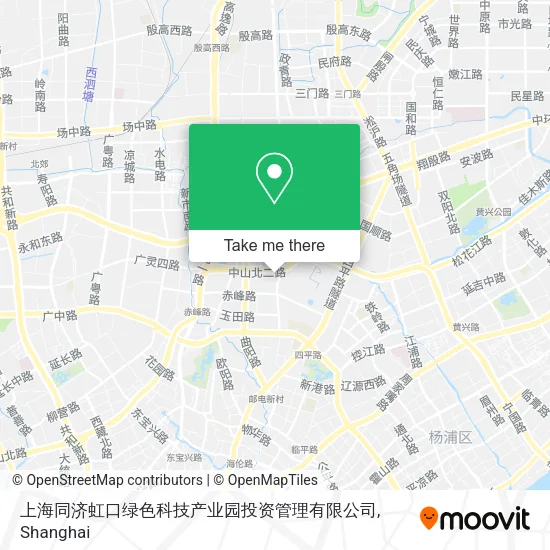 上海同济虹口绿色科技产业园投资管理有限公司 map