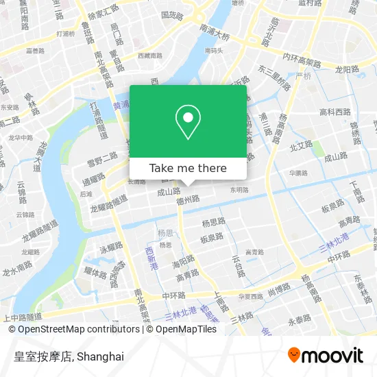 皇室按摩店 map